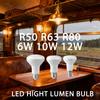 1-10PCS R50 R63 R80 E14 E27 R Bulb Bathroom Light 6W 10W 12W  3000K 4000K 6000K Hight Lumen Natural Light for Bathroom Home
