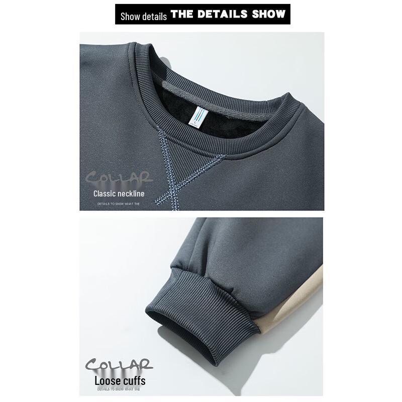 Playboy Men's Pullover Round Neck Long Sleeve Sweatshirt