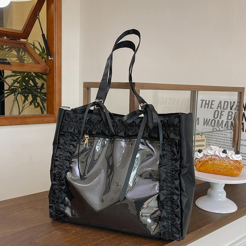 

2025 new fashion trend large capacity tote bag women s shoulder handbag retro commuter bag
