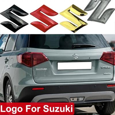 Emblem för Suzuki Alto SX4 Samurai Ignis S Cross Grand Vitara Swift Sport Jimny 8 cm Bilbaklucka Logotyp Märke Klistermärke Tillbehör