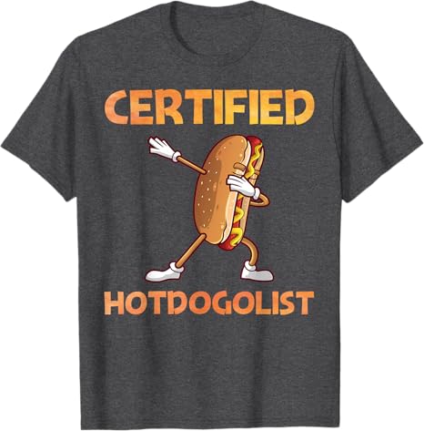 Cool Hotdog Outfit for Adults Hotdog Hot Dog Lover TShirt Foodies Certified Hotdogolist Y2k Art Aesthetic Clothes Novelty Gifts