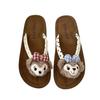 Cute Versatile Flat-bottomed Flip-flops for Women's Summer Wear New Cute Lightweight Soft-bottomed Cool Slippers