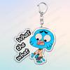 Beliebte Cartoon Gumball Watterson Schlüsselanhänger für Zubehör Süßer Darwin Watterson Tawog Schlüsselanhänger Schmuck Fans Freunde Geschenke