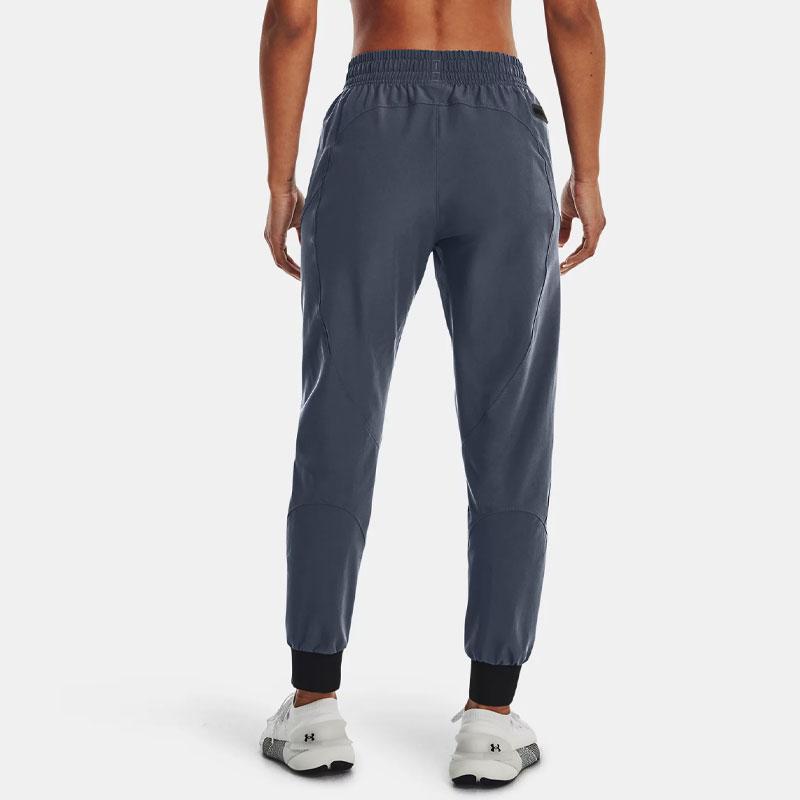 Under Armour Unstoppable Solid Color Elastic Waist Joggers Women Bottoms Storm-Grey 1376926-044