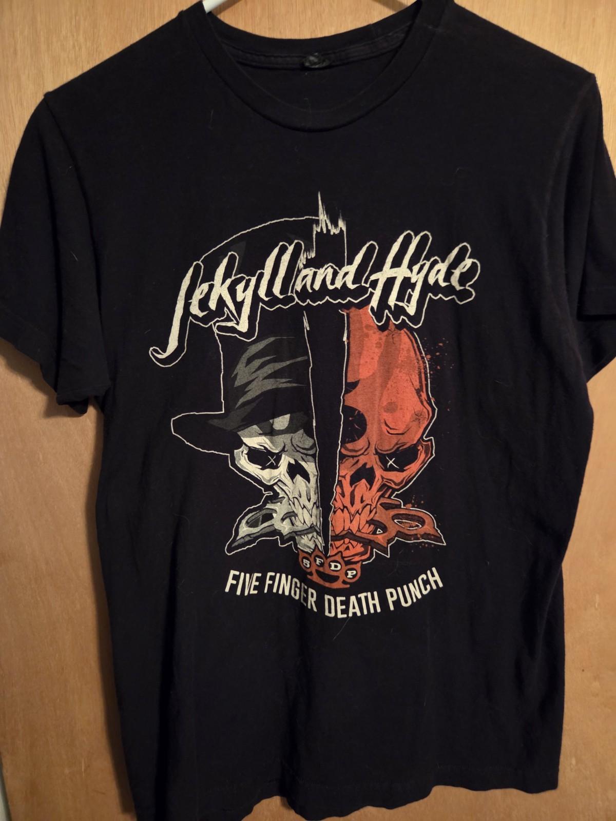 Jekyll and Hyde five finger Death Punch size medium T-shirt Unisex T-Shirt L