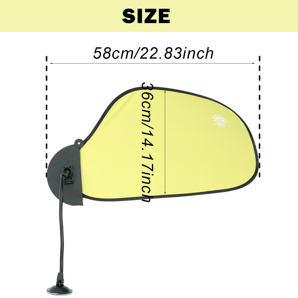 Laptop-solskydd för utomhusarbete Bländskyddad laptop-solskydd med sugkopp Justerbar Böjbar Kontorsskrivbordsskydd Vikbar Bil