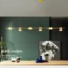 Nordic LED Long Strip Chandelier: Modern Dining & Bar Lighting