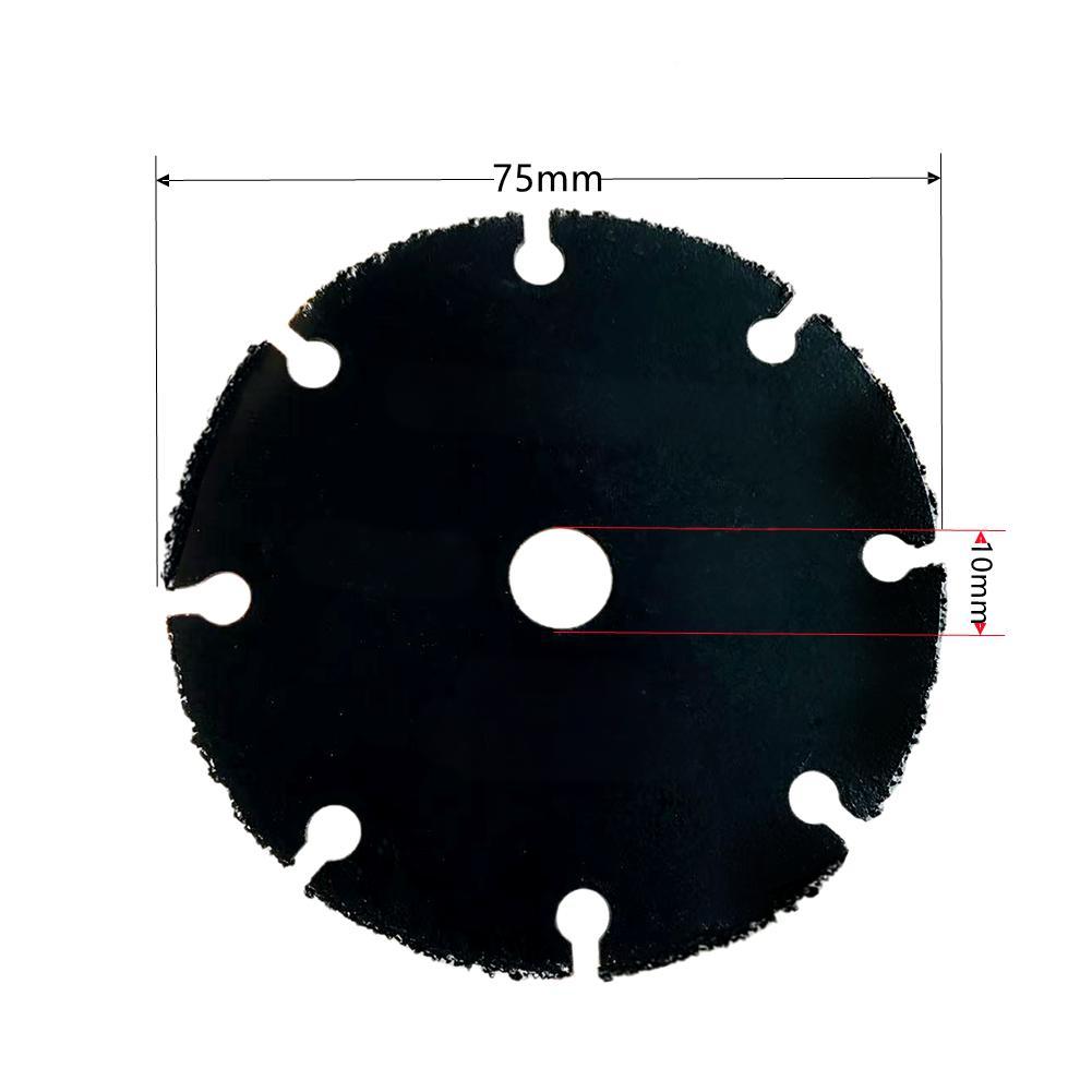 75mm Emery Saw Blade Mini Diamond Cutting Disc for Metal Wood Plastic Grinder, High Speed Rotary Tool for DIY Cutting Polish