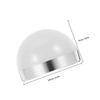 LED Bulb Diffuser Cover Half Circle Design Fog Proof Pc Material Even Soft Light Distribution Lamp Shade Ideal for Home Office