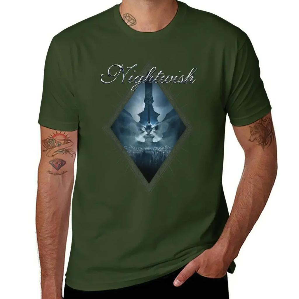 Dark Passion Play (Album Cover Nightwish Logo) Tshirt Animal Prinfor Boys Summer Top Customs Tshirts For Unisex Cotton