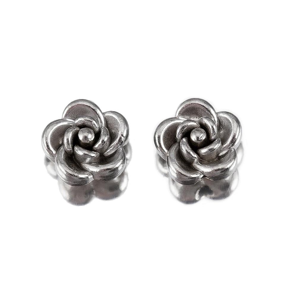 

1/10pcs 304 Stainless Steel Camellia Shaped Beads Color Retention For DIY Chinese Style Bracelet Pendant Loose Bead Materials 1pcs