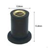 M5 Rubber Well Nut Fairing Fastener Spare Parts Assembly Motorcycle Accessories Direct Replaces