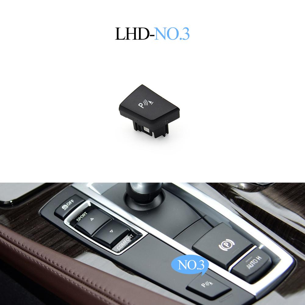 Car Console Antislip Switch Sport Buttons Radar Sensor Button Cover For BMW 5 6 X3 X4 Series F10 F11 F06 F12 F25 F26 61319267890