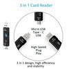 5 in 1 Usb 3.1 Card Reader High Speed SD TF Micro SD Card Reader Type C USB C Micro USB Memory OTG Card External Reader Adapter