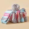2/6 Pair Autumn Winter Coral Velvet Socks Sweet Cute Colorful Striped Love Heart Thick Keep Warm Socks Lovely Home Floor Sleep Socks