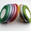 25Yards 6mm Multicolor Silk Satin Organza Ribbon Glossy Glitter Ribbon Wedding Cake Gift Decoration Crafts Garment Accessories