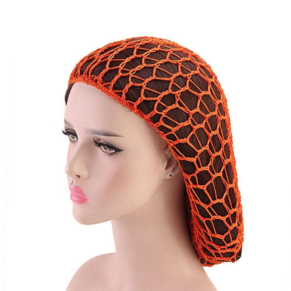 Turbans For Women Mesh Cap Net Hat Handmade Snood Braid Turban Hat Knit Hat Women's Hijabs Crochet Hairnet Headbands
