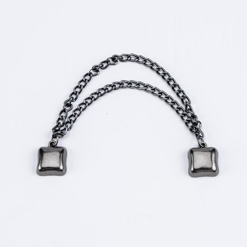 Wielofunkcyjny Magnetyczny Klips do Ubrań z Łańcuszkiem Metalowe Guziki Klips Ubrania Szalik Nogawki Spodni Mankiet Mocujący Magnes Pin