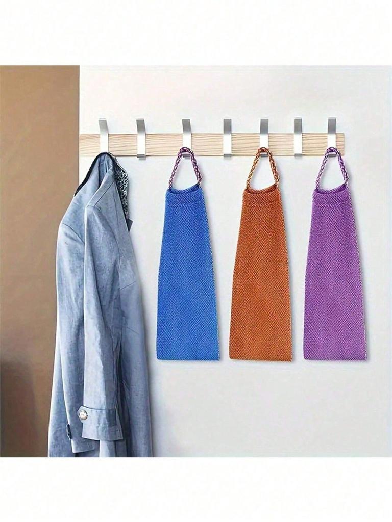 Exfoliating Bath Towel - Soft And Scrub, Nylon Exfoliating Towel With Bubble Foaming, Bathroom Accessories Back To School