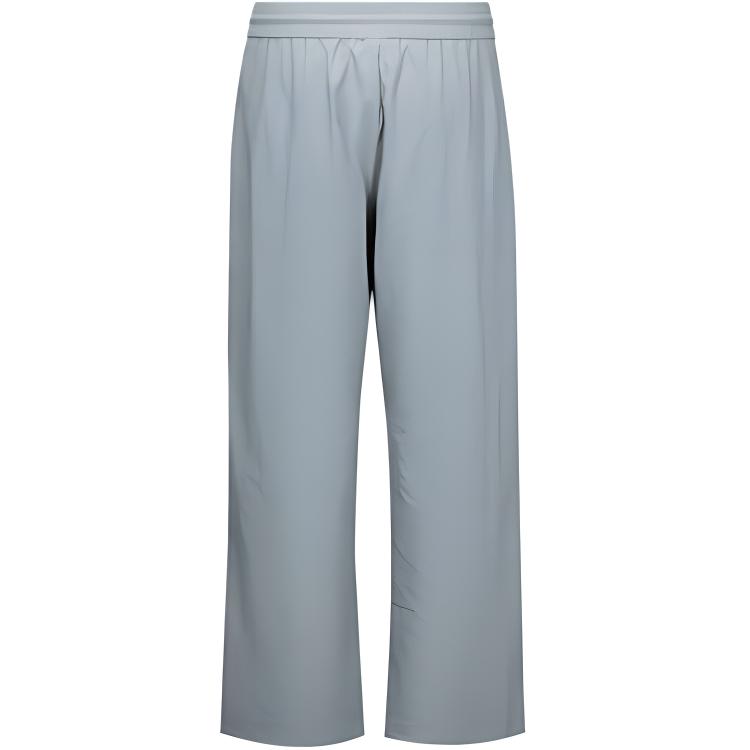 Reebok Solid Color Small Logo Outdoor Lightweight Lace-Up Mid-Rise Straight Leg Casual Pants Unisex pants Light-Gray 24FRM615UGG5