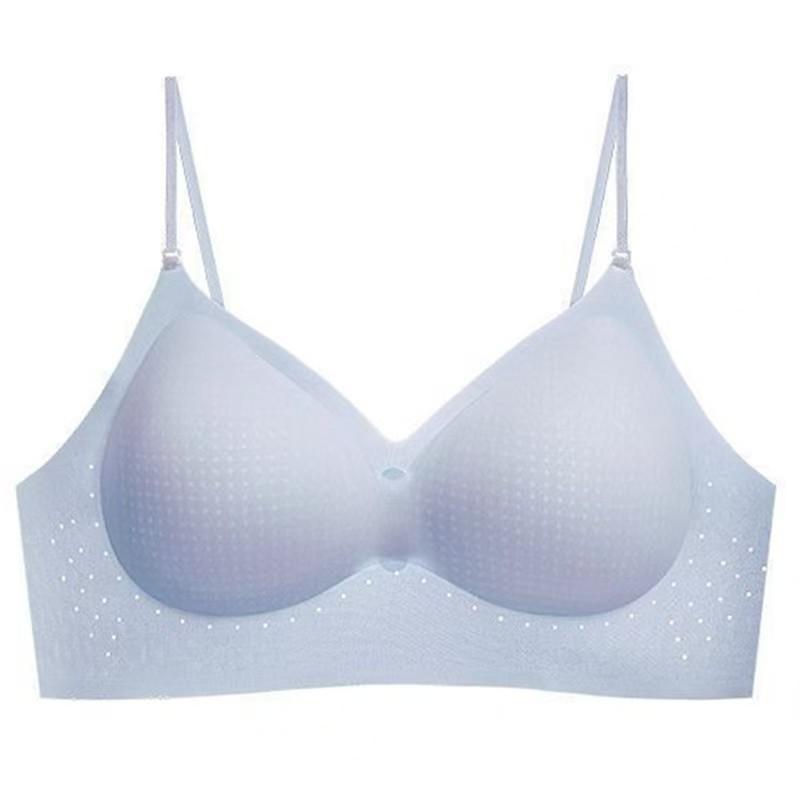 Women's Summer Thin Flash Shoulder Belt Beautiful Back Sling Breathable Gather on The Support of Non Trace Underwear