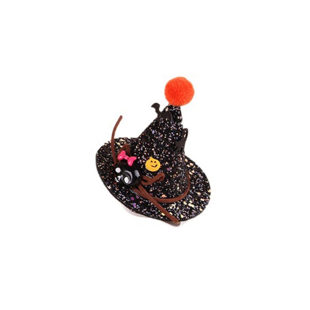 

Блестящая тыква шляпа для питомца удобный кошачий головной убор очаровательная декоративная шляпа для кролика косплей вечеринка чёрный