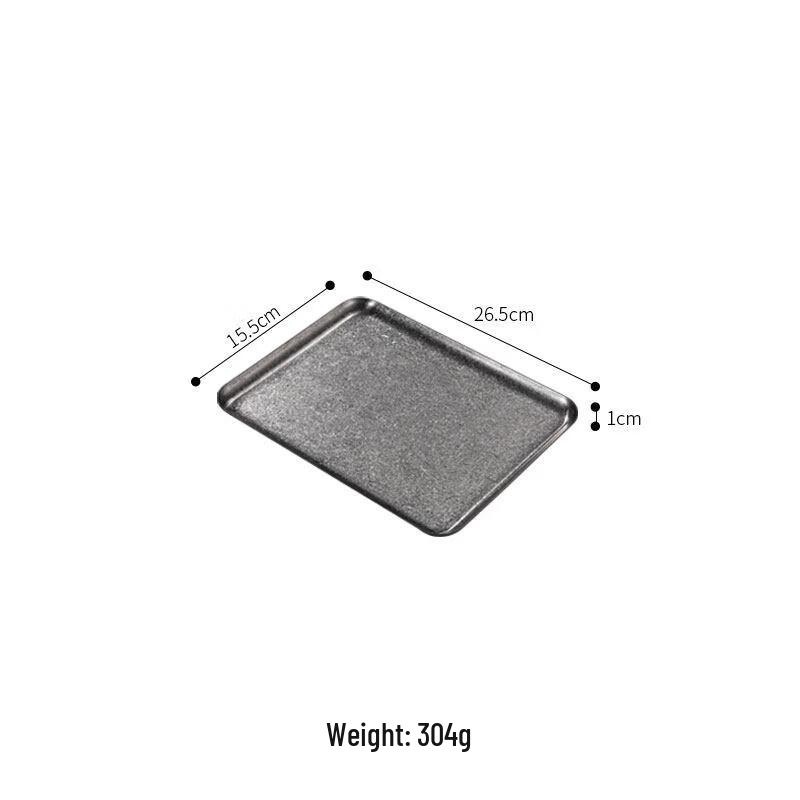 Jingbaodi Rectangular 304 Stainless Steel Serving Tray