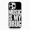 LA MUSICA È IL MIO AMORE Arte Personalizzata Lettera Silicone Morbido Custodia per Telefono Per iPhone 16 15 14 13 12 11 Pro XS XR 7 Plus Copertura Y2K Funda