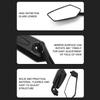 Motorcycle Clear Rearview Mirror Adjustables Angle Bike Reversing Mirror for Folding Bike