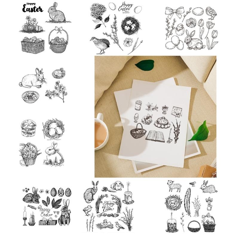 Animal Clear Silicone Stamp for DIY Invitation Card Scrapbooking Paper Craft Rubber Stamp Handmade Journaling Supplies