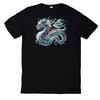 T-Shirt Fantasy Dragons Magical Dragon Motif Cotton