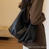 Bag Large Capacity Retro PU Solid Color Texture Versatile Handbag Simple Casual Commuting Mother and Child Tote Bag