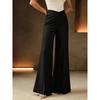 Pantalones Casuales Largos Acampanados Lisos de Cintura Alta Adelgazantes para Levantar Glúteos