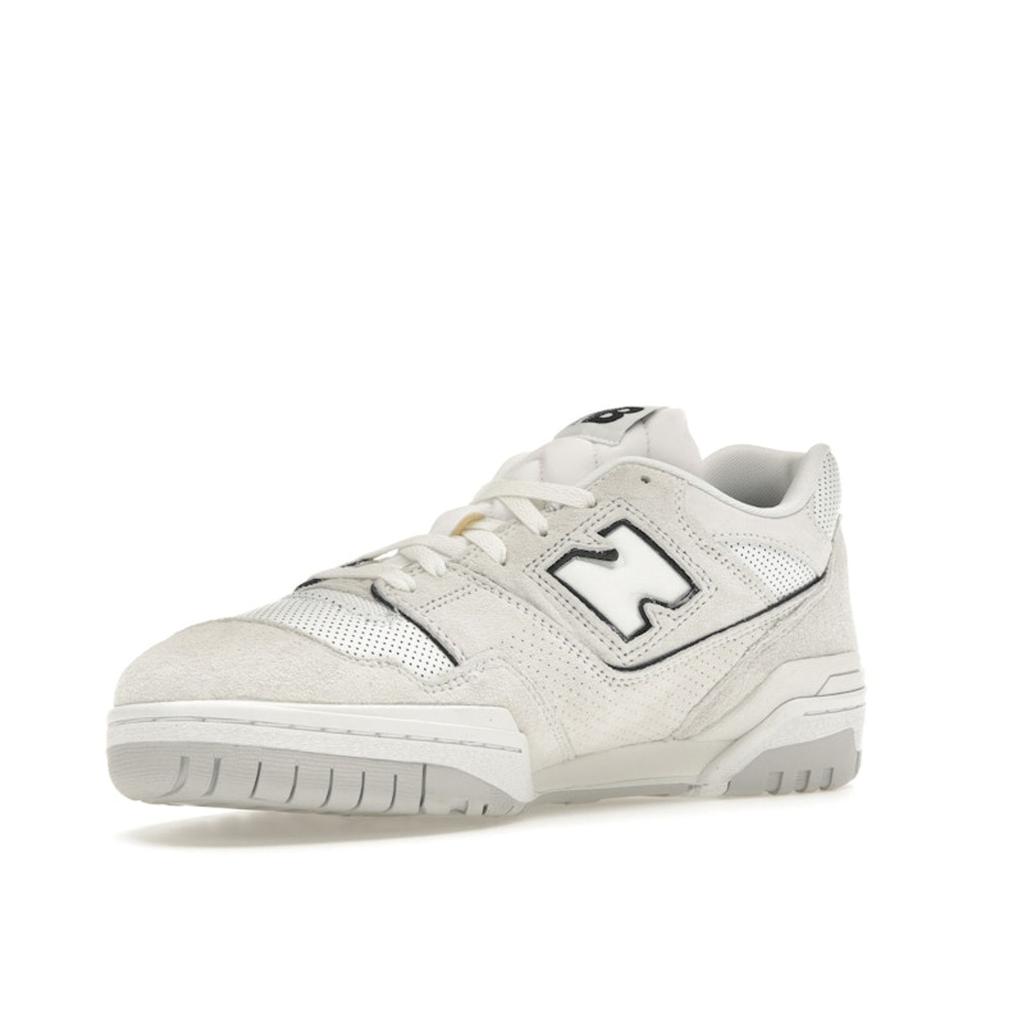 New Balance 550 Białe odblaskowe sneakersy unisex Czarne BB550PRB