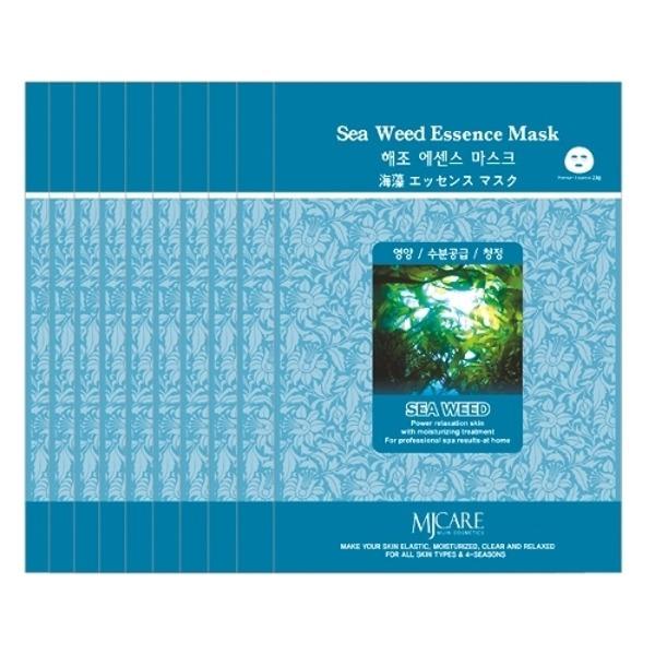 [100 sheets] Seaweed Skin Nourishing Moisture Essence Mask Sheet Pack_18565324_634664
