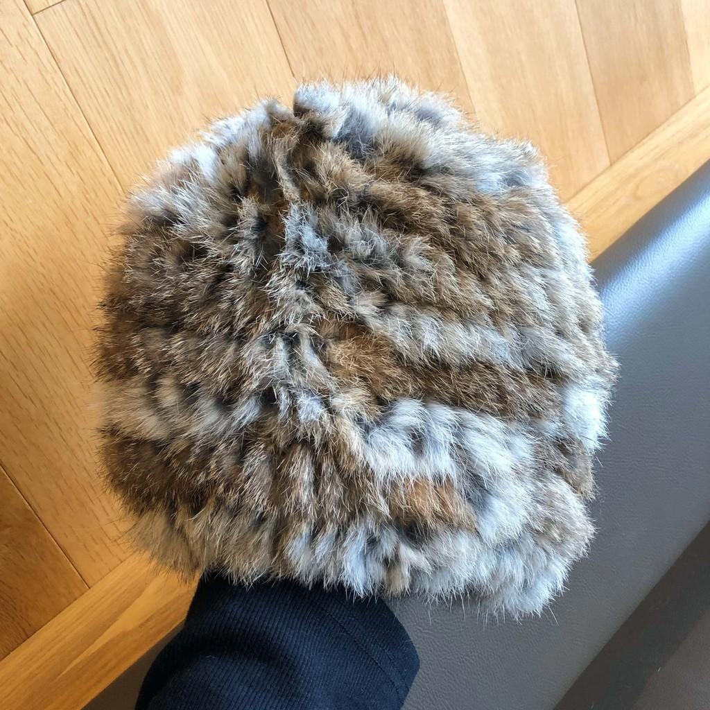 Upgraded Warm Rabbit Fur Hat For Women Winter Thermal Cozy Fashion Accessories