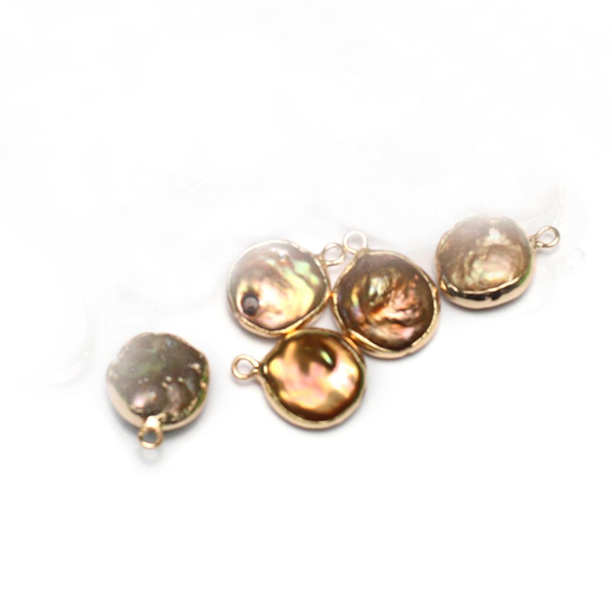 

1/3/5 шт. Золотой искусственный жемчуг барочный кулон, богемные круглые подвески для самостоятельного изготовления ожерелья, декоративные аксессуары, изготовление ювелирных изделий, праздничные подарки 5Pcs/1.3×2cm золотой