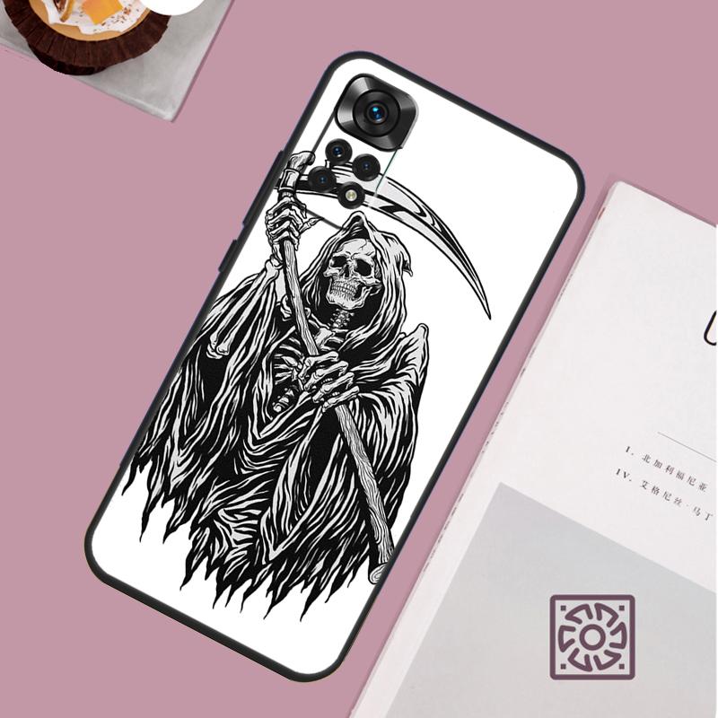 

Death Grim Reaper Skull Case For Xiaomi Redmi Note 14 13 12 11 10 15 Pro Plus Redmi 15 13 13C 10C 12C 14C 15C Cover Redmi Note 14 Pro 5G