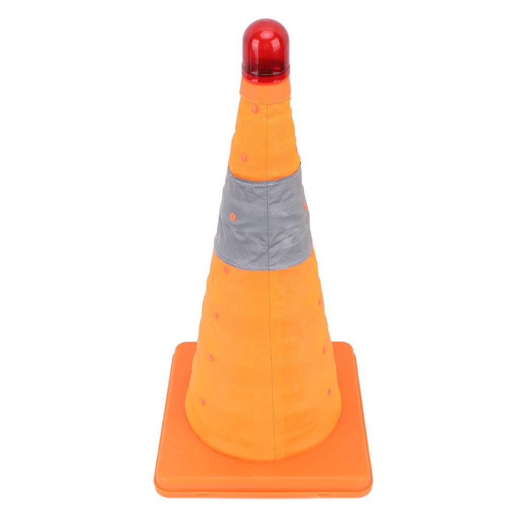 Warnleuchte Nachtsicht Reflektierendes Schild Heben Verkehrsleitkegel für Parken 45cm Dehnungshöhe