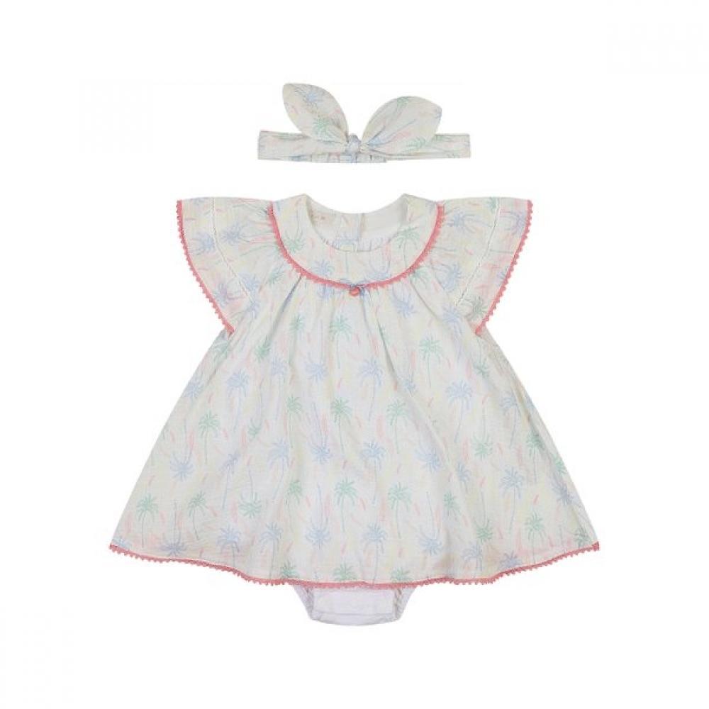 Ettoi Gemmy Pattern Bodysuit Set 07t3 27997 IVORY/6M