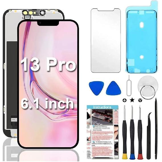 for iPhone XR Screen Replacement 6.1 inch,LCD Display Touch Screen Digitizer Assembly with Repair Tools, Compatible with Model A1984, A2105, A2106,