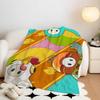 Game F-Fall G-Guys Throw Flannel Throw Blanket, Lightweight Cozy, Durable Washable cute Cool