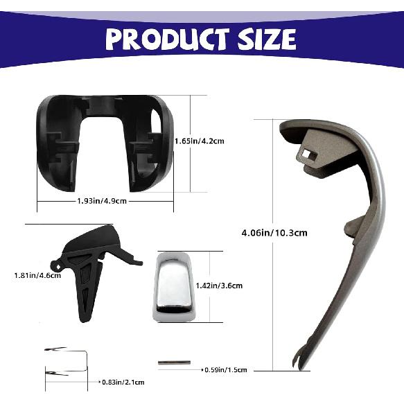 

Automatic Shift Shifter Knob Kit, Fit for Chevy Sonic 2012-2016, Chevy Trax 2015-2016, Replace 42423234 95393161 42539736 Gear Knob Lever Cover Kit