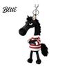 Soft Horse Pendant Keychain Plush Cute Cartoon in Sweater Mini