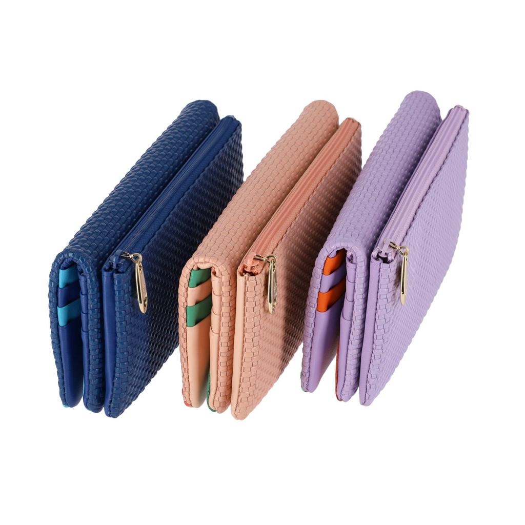 Tsumori Chisato Langbörse mit geprägtem Netz