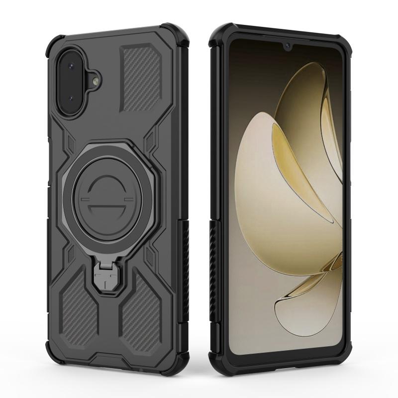 Etui Pokrowiec na Samsung A07 Samsung Galaxy A07 Capas Bumper na Telefon Odporny na Wstrząsy Atrakcja Adsorpcja Uchwyt Pierścieniowy Fundas Samsung A07