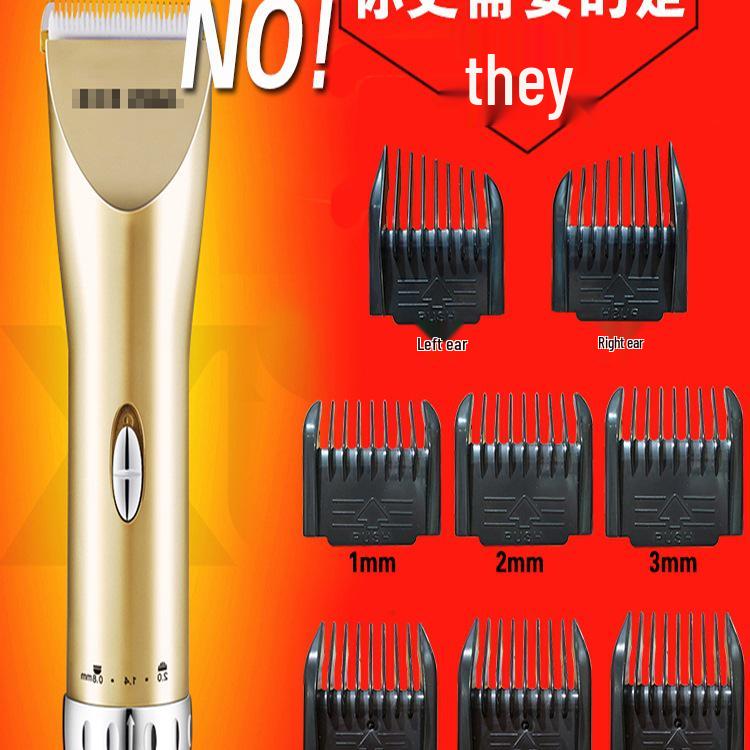 Set Trimmer de Păr Wireless cu Încărcare, Piepteni Ghid și Accesorii Poziționer