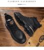 Men's 2024 Autumn/Winter High-Top Martin Boots - British-Style, Thick-Soled, Retro Work Boots with Soft Leather and Sole.