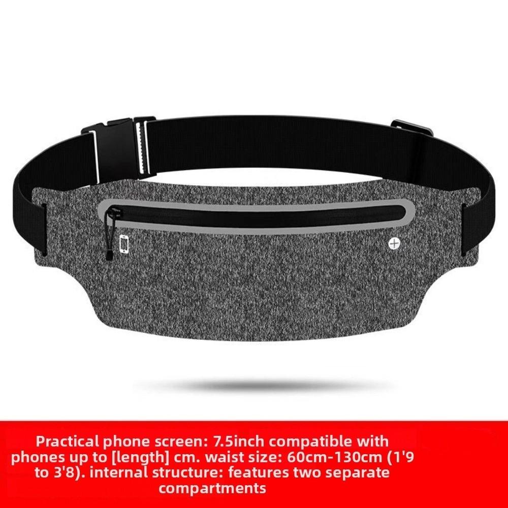 Slim Thin Waist Bag Waterproof Fanny Pack Sports Thin Phone Bag Chest Pack Bag  Outdoor Riding