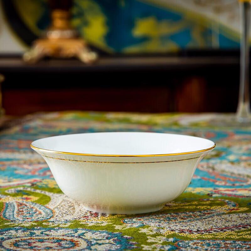 Luxury Gilded Chinese Bone China Dinnerware Set